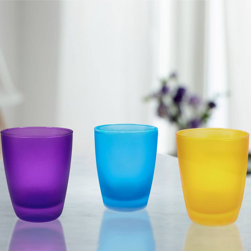 (Set Of 6) Ocean Tiara High Quality Water Tumbler Juice Drinking Glass